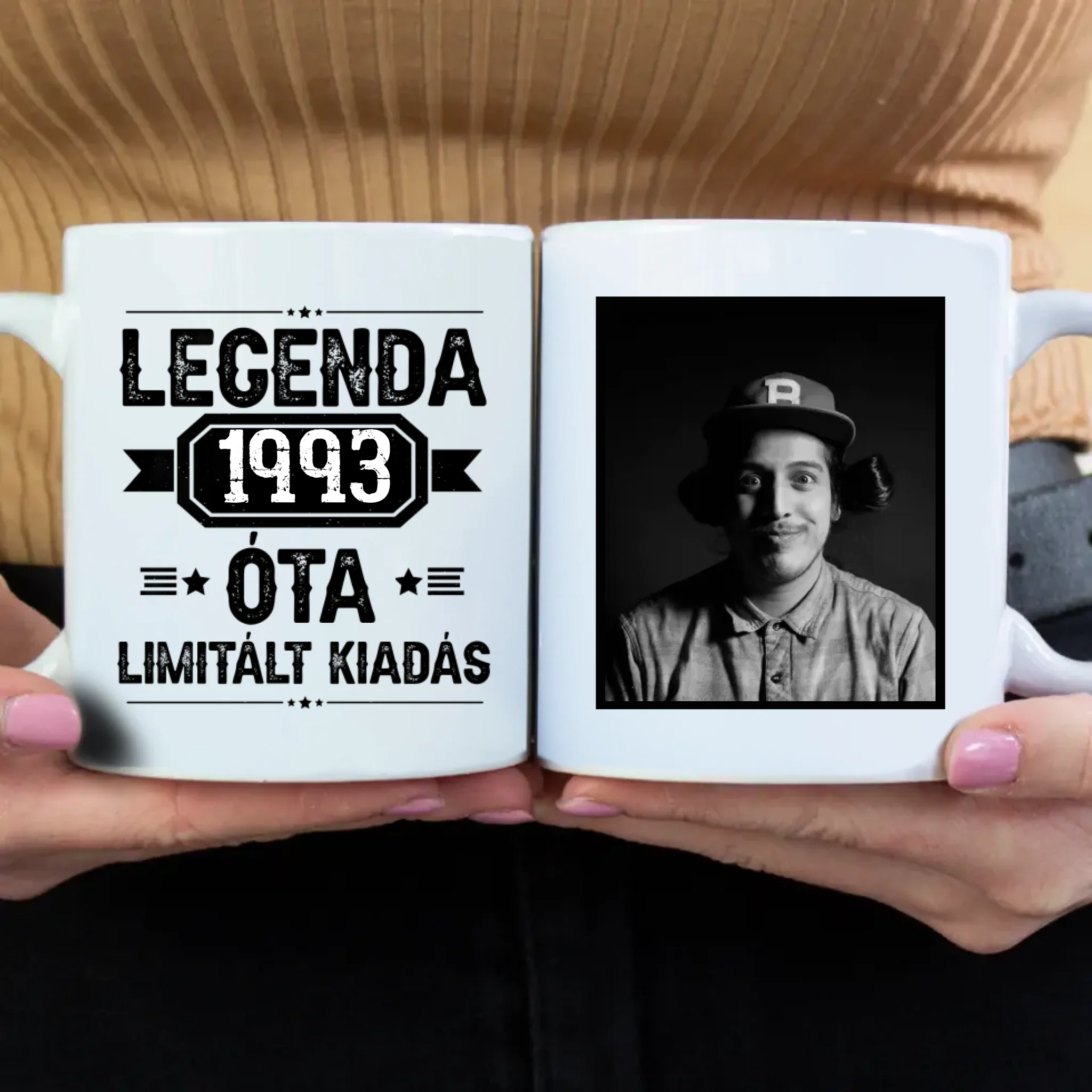 Limitált kiadás egyedi képes szülinapi bögre