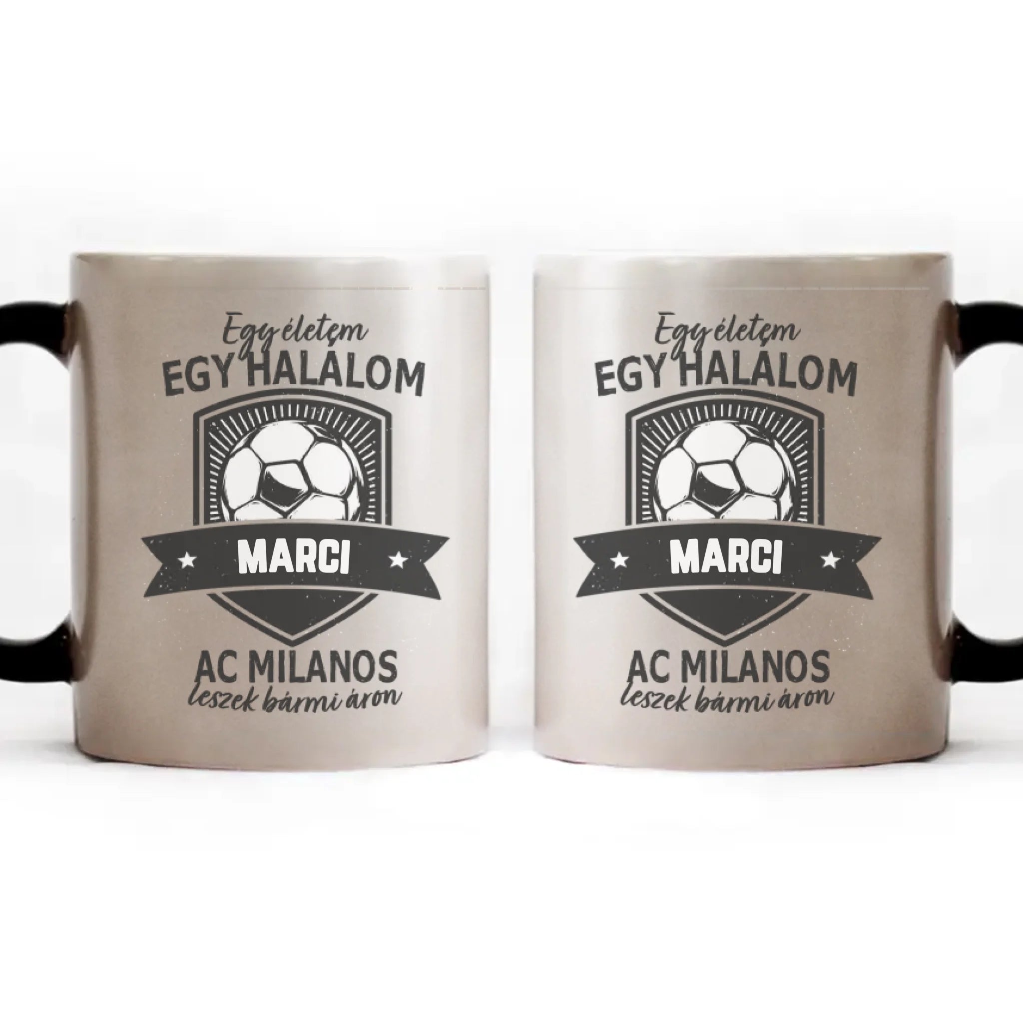 Egyedi neves AC Milan ajándék bögre
