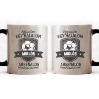 Egyedi neves Arsenal FC ajándék bögre