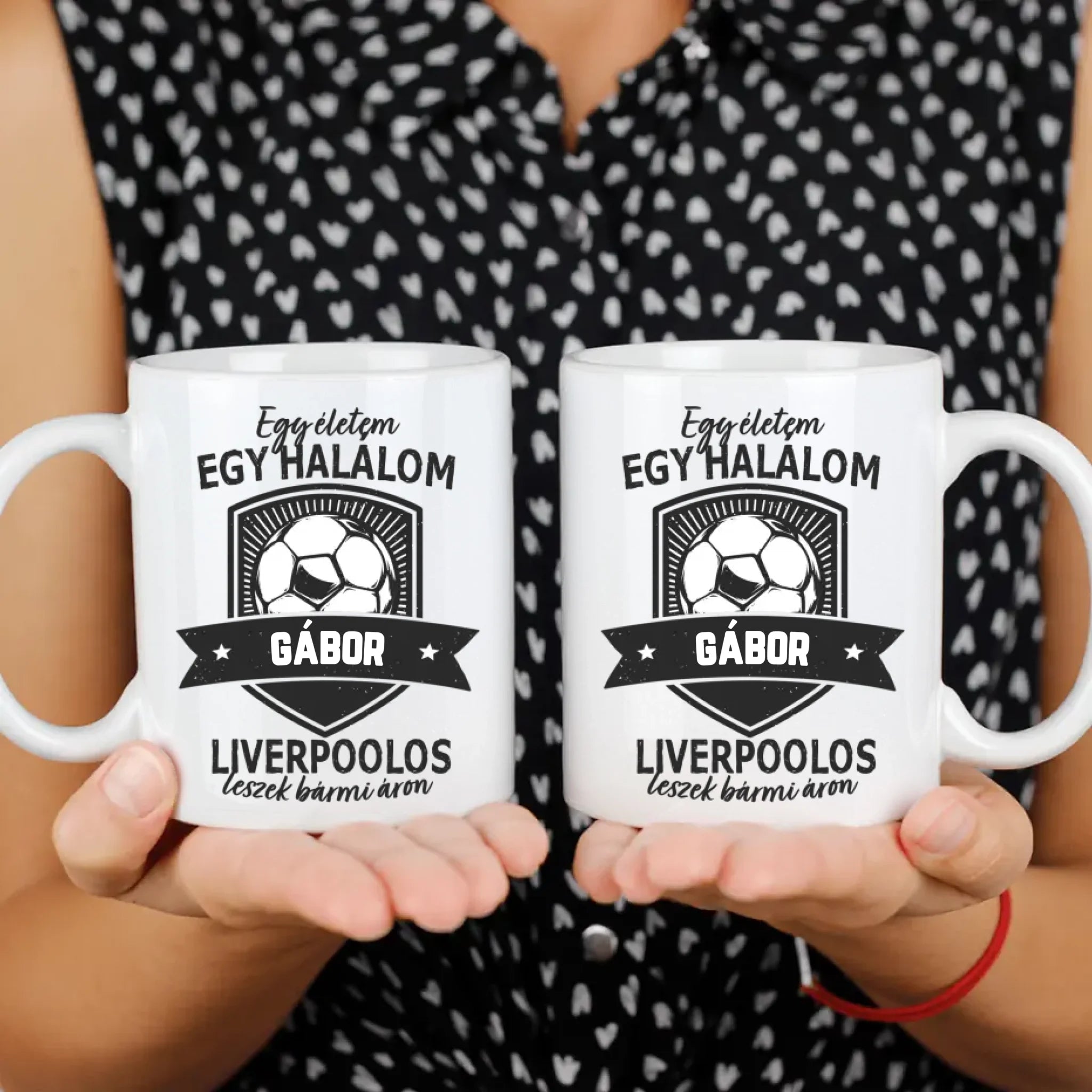 Egyedi neves Liverpool FC ajándék bögre