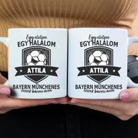 Egyedi neves FC Bayern München ajándék bögre