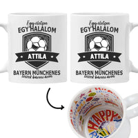 Egyedi neves FC Bayern München ajándék bögre