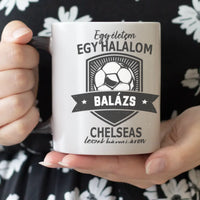 Egyedi neves Chelsea FC ajándék bögre