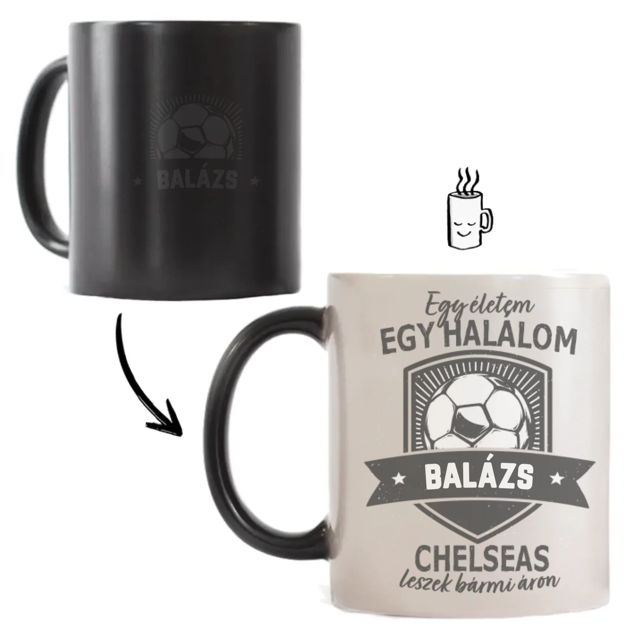 Egyedi neves Chelsea FC ajándék bögre