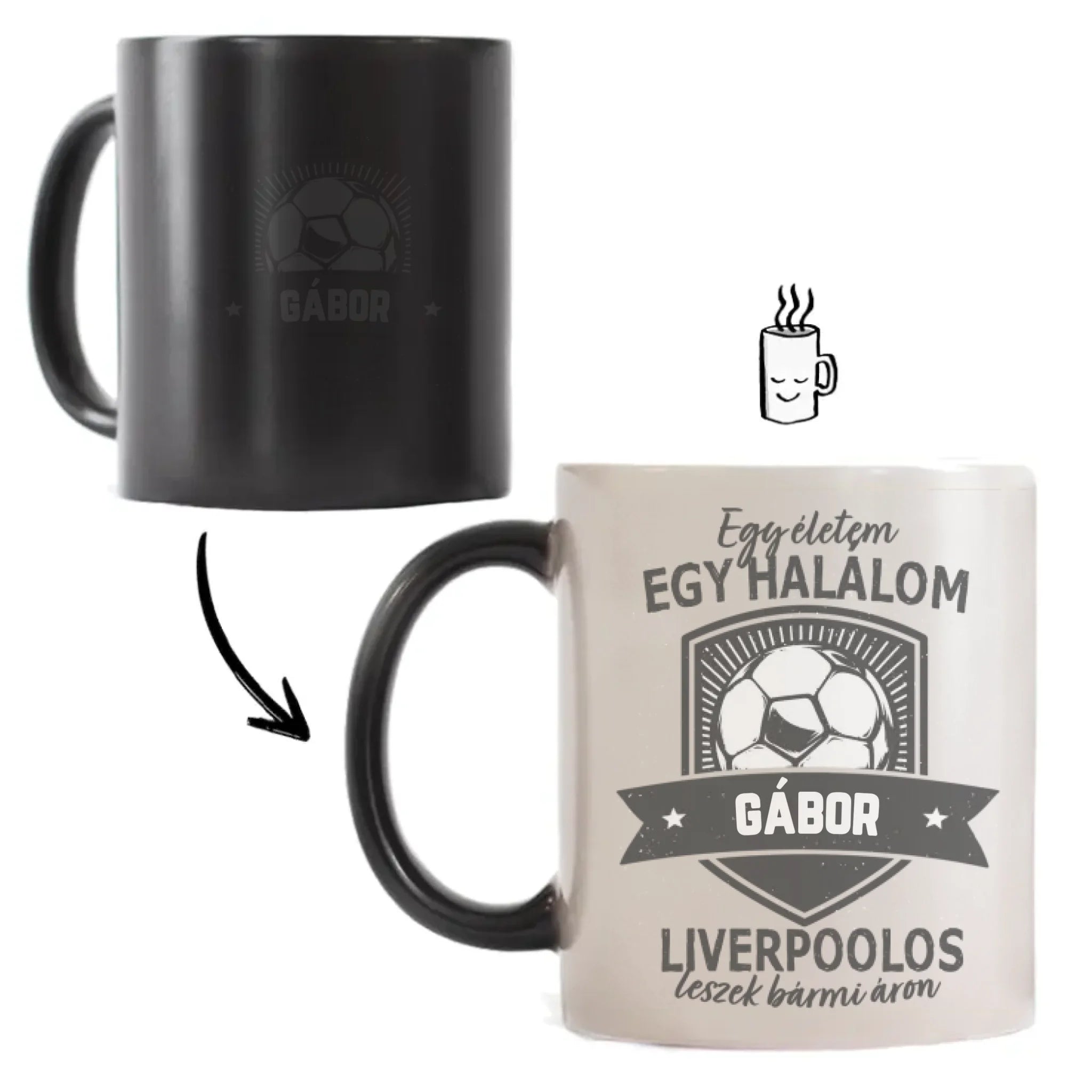 Egyedi neves Liverpool FC ajándék bögre