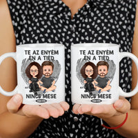 Te az enyém én a tiéd szerkeszthető karakteres bögre