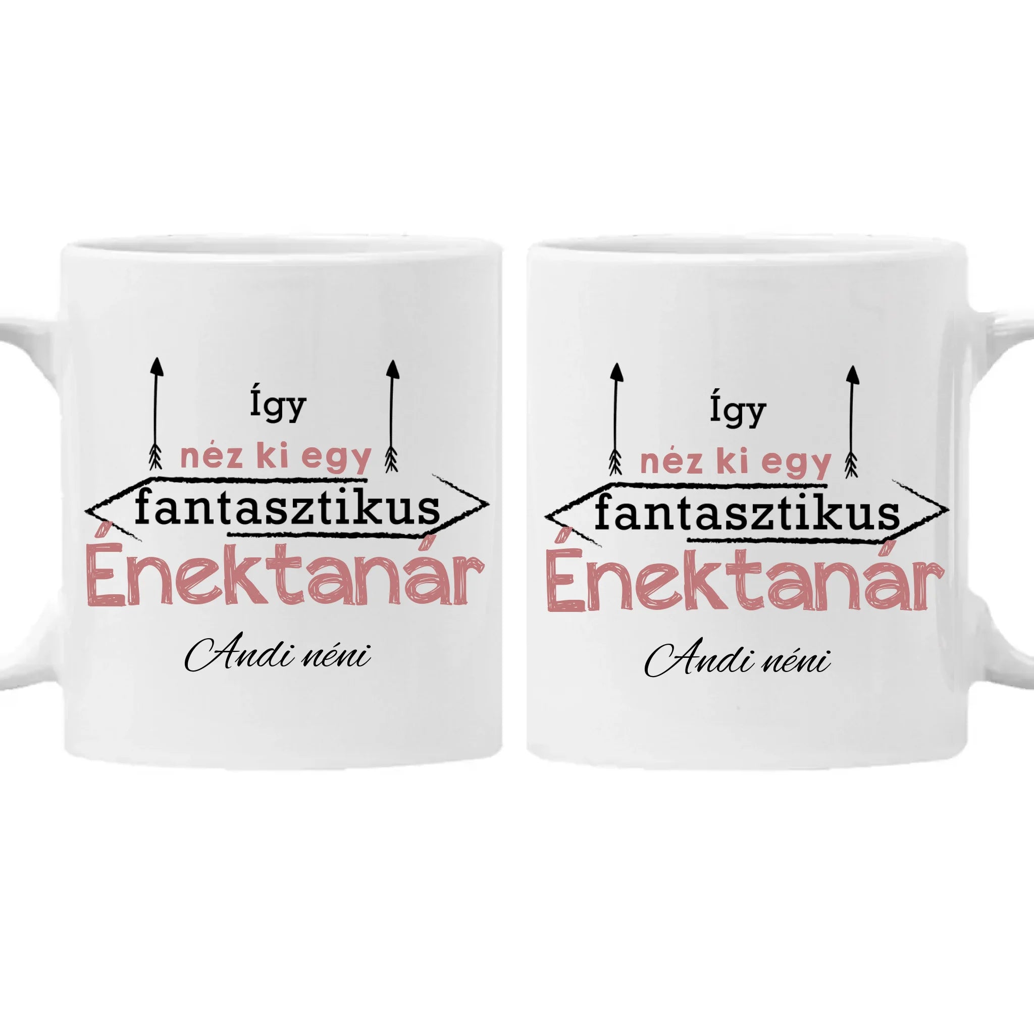  Szerkeszthető ajándék bögre egyedi névvel a legjobb Tanároknak