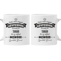 Ajándék bögre pedagógusoknak - Talán nem vagyok szuperhős csak tanár