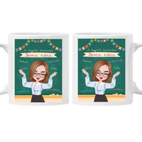 Személyre szabható ajándék - a legjobb óvó/tanárnéni bögre jellemzőkkel