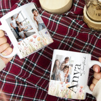 Anya szeretünk - egyedi képes bögre választható felirattal