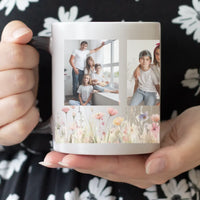 Anya szeretünk - egyedi képes bögre választható felirattal