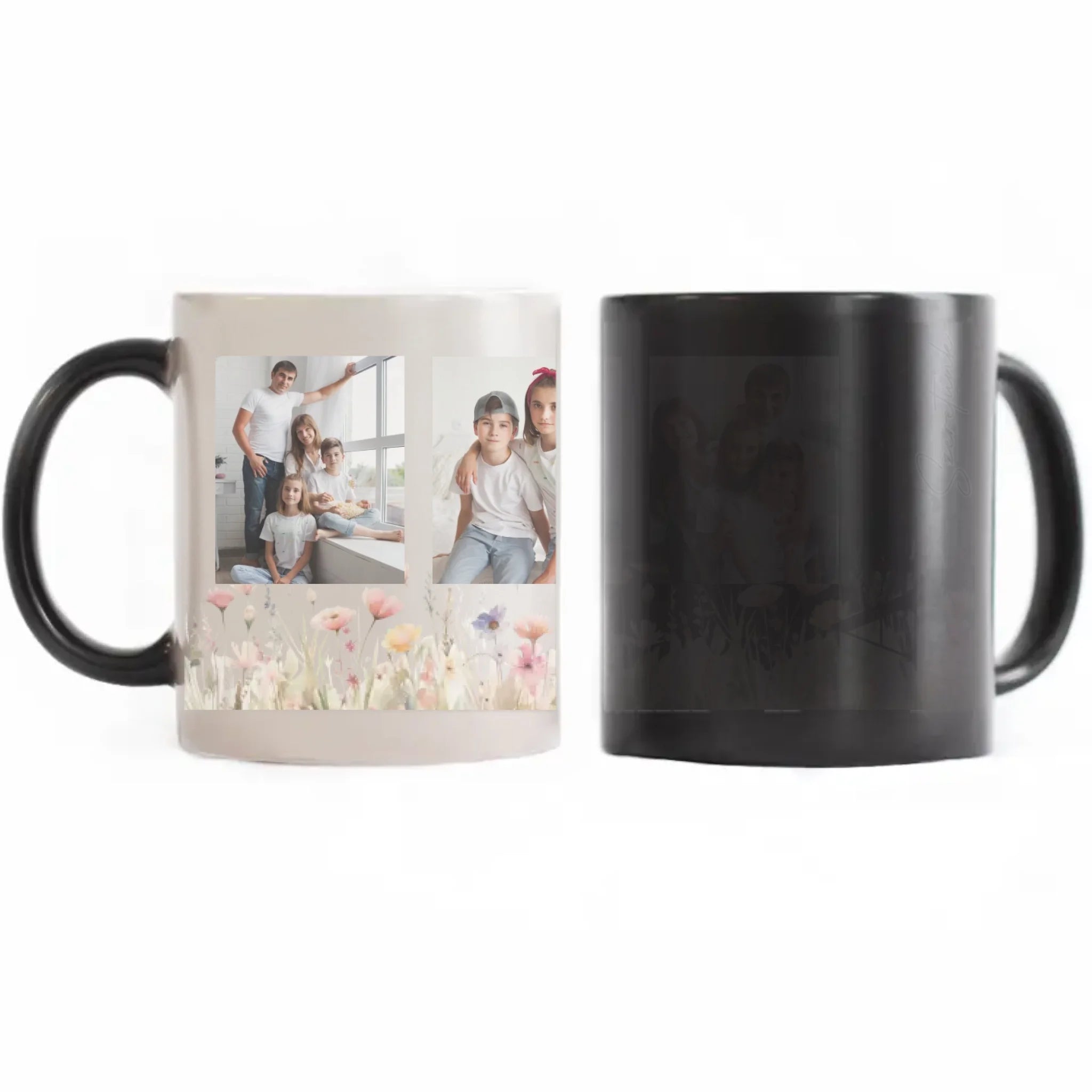 Anya szeretünk - egyedi képes bögre választható felirattal