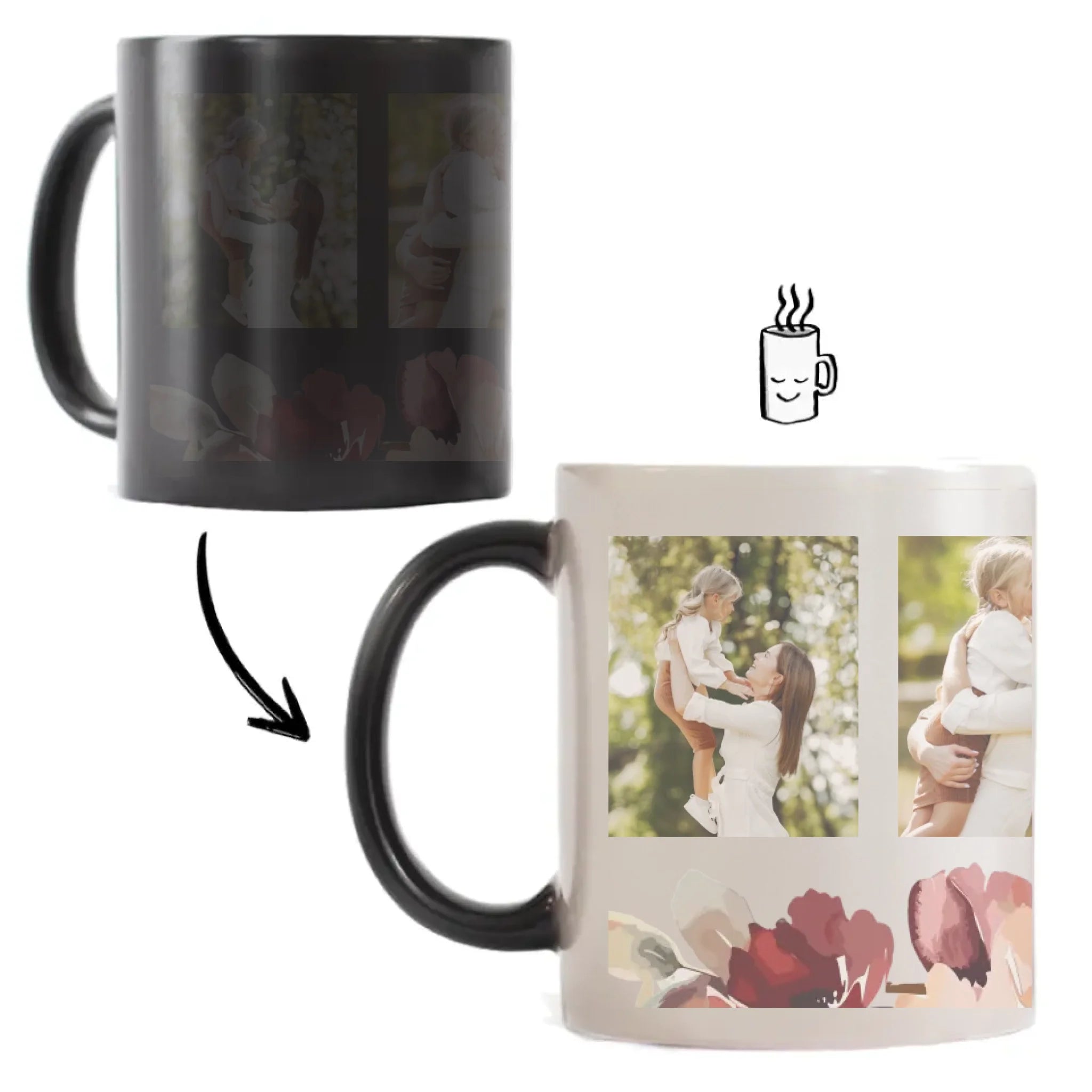 Nagynéni szeretünk - egyedi képes bögre választható felirattal