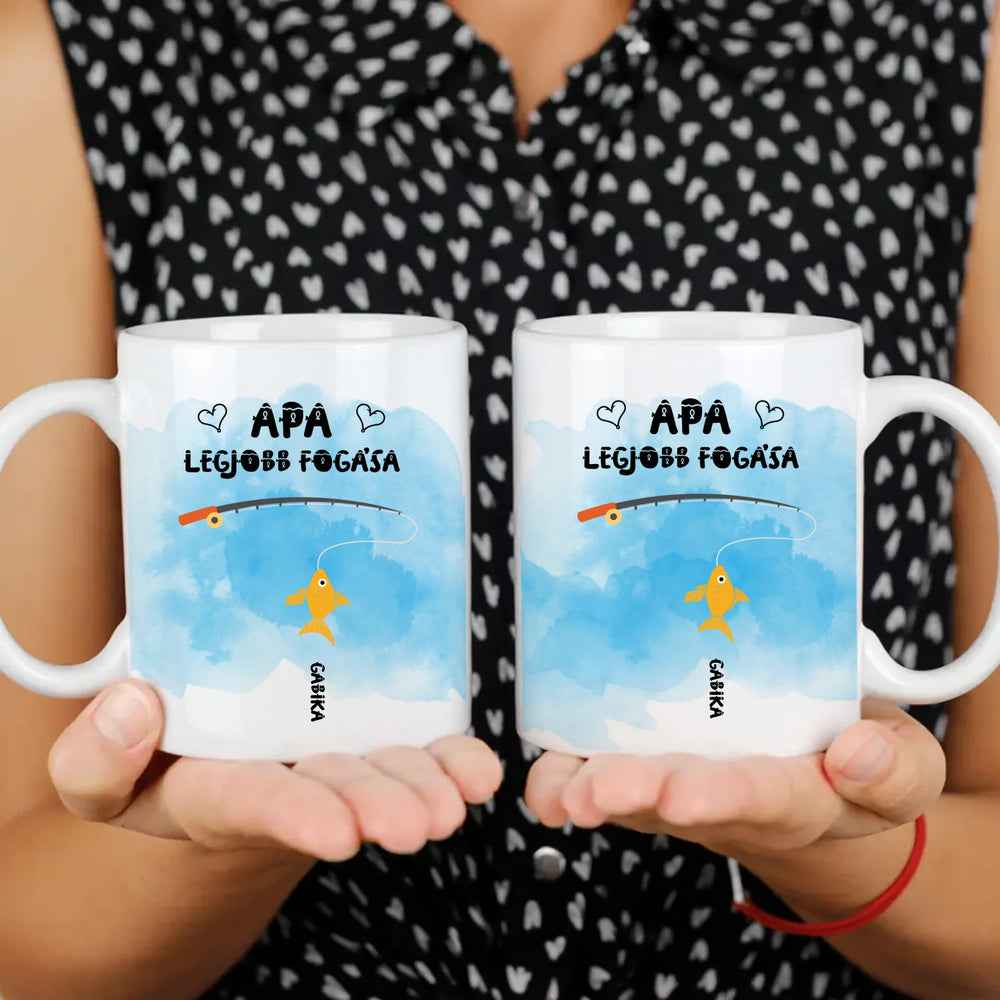 Ajándék Apáknak - Egyedi neves Apa legjobb fogásai bögre
