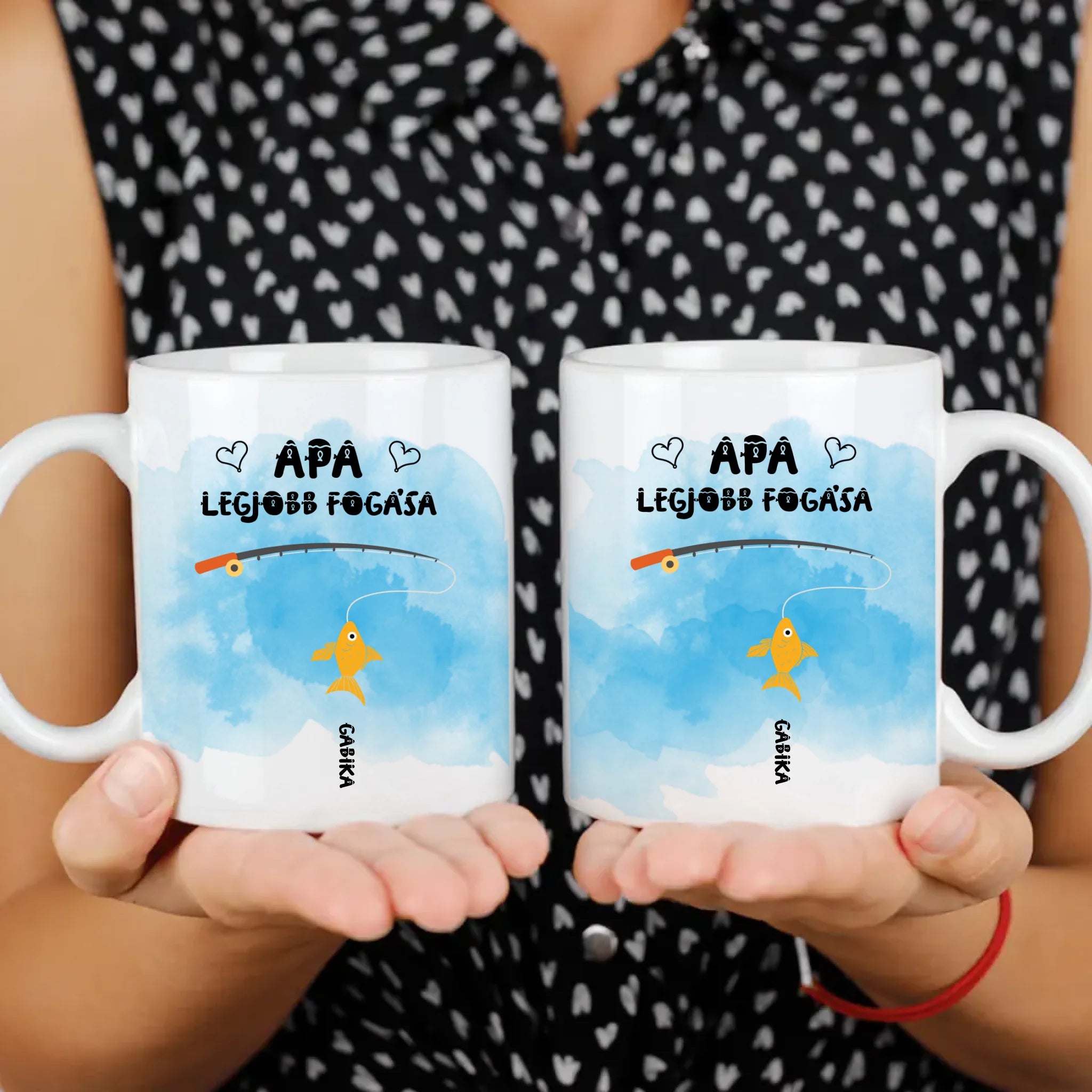 Ajándék Apáknak - Egyedi neves Apa legjobb fogásai bögre