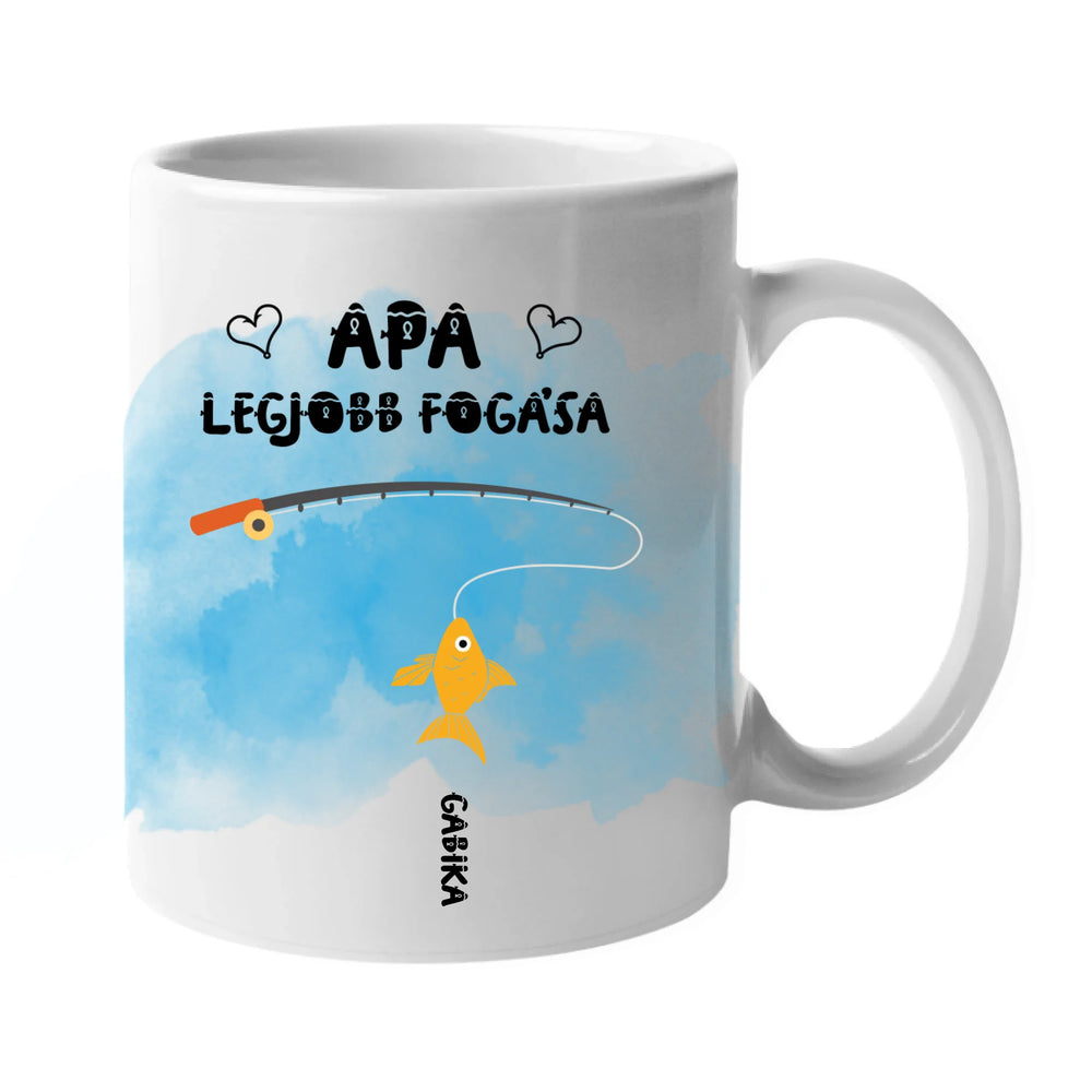 Ajándék Apáknak - Egyedi neves Apa legjobb fogásai bögre