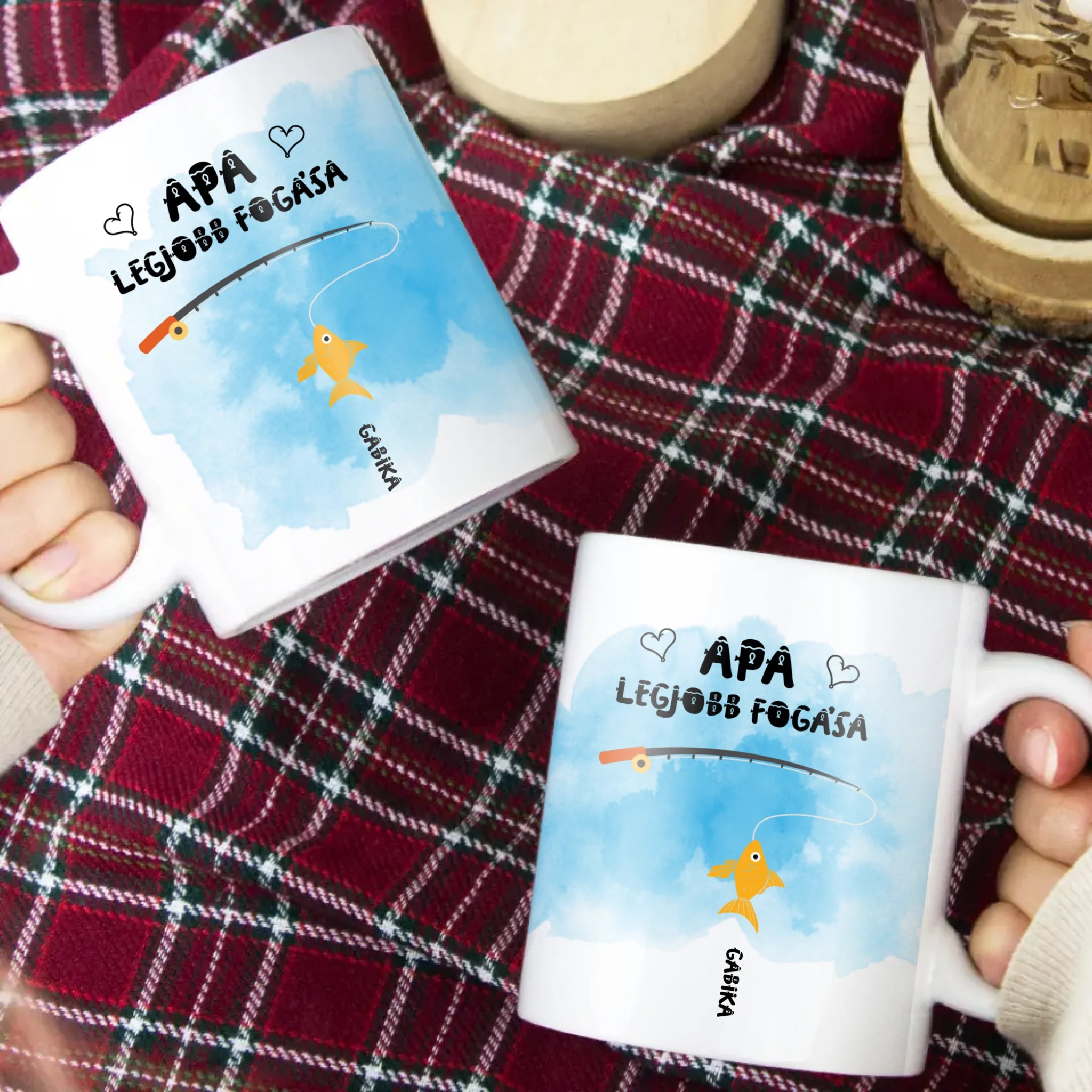 Ajándék Apáknak - Egyedi neves Apa legjobb fogásai bögre