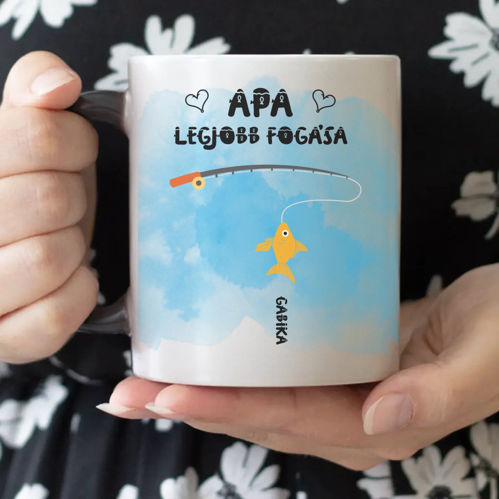 Ajándék Apáknak - Egyedi neves Apa legjobb fogásai bögre