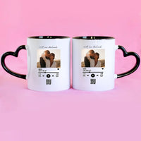 A Mi dalunk - Szerkeszthető bögre QR kóddal Valentin napra