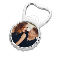 Ajándék férfiaknak karácsonyra - sörnyitó hűtőmágnes egyedi képpel