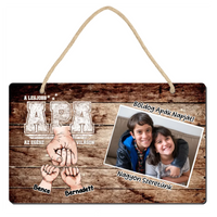 Ajándék Apáknak - Személyre szabható A legjobb Apa fali dekor tábla