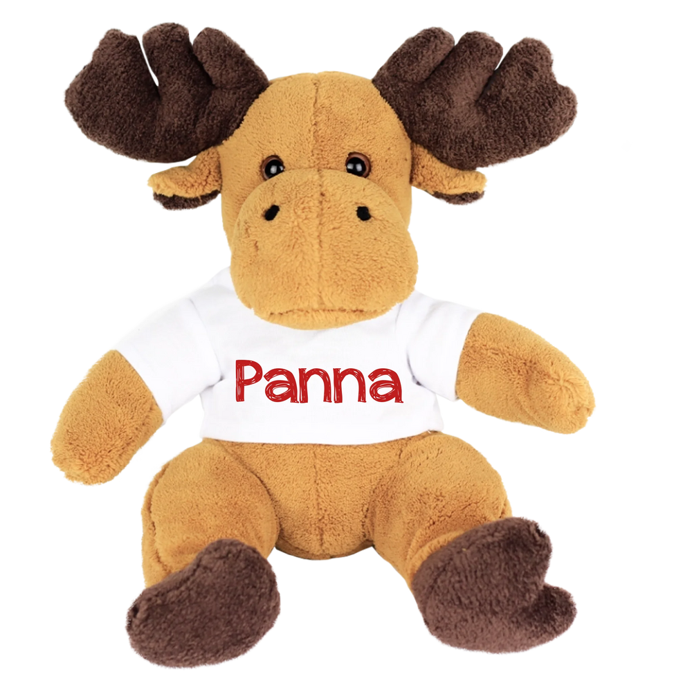 Egyedi neves plüss szarvas