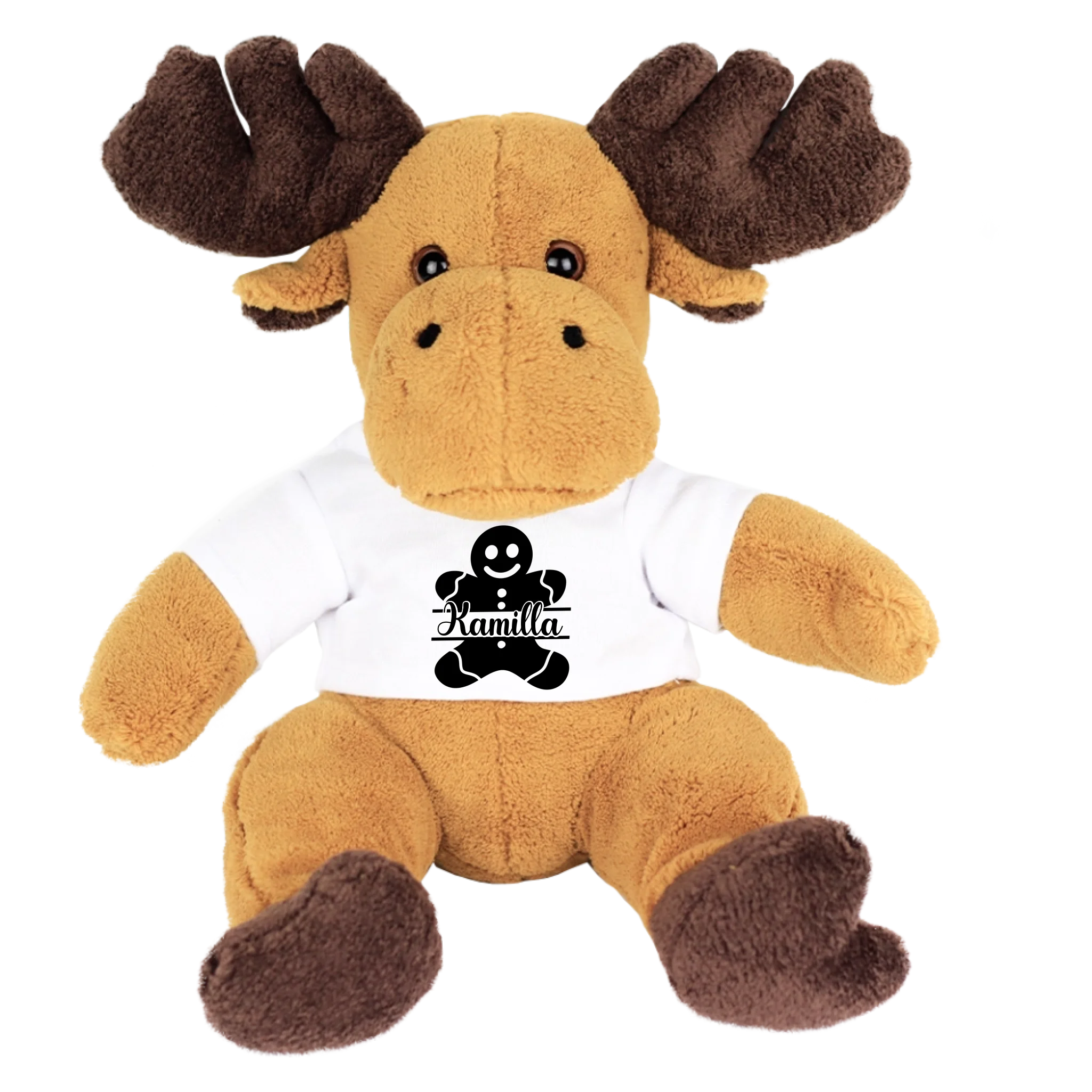 Egyedi neves plüss szarvas Mézivel