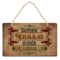 Mézeskalács egyedi dísztábla ajtókopogtató