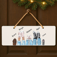 Tornacipős tábla dísz