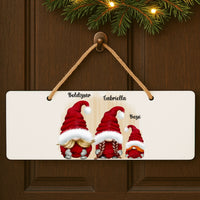 Manós tábla dísz egyedi névvel