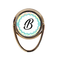 Monogramos telefontartó gyűrű