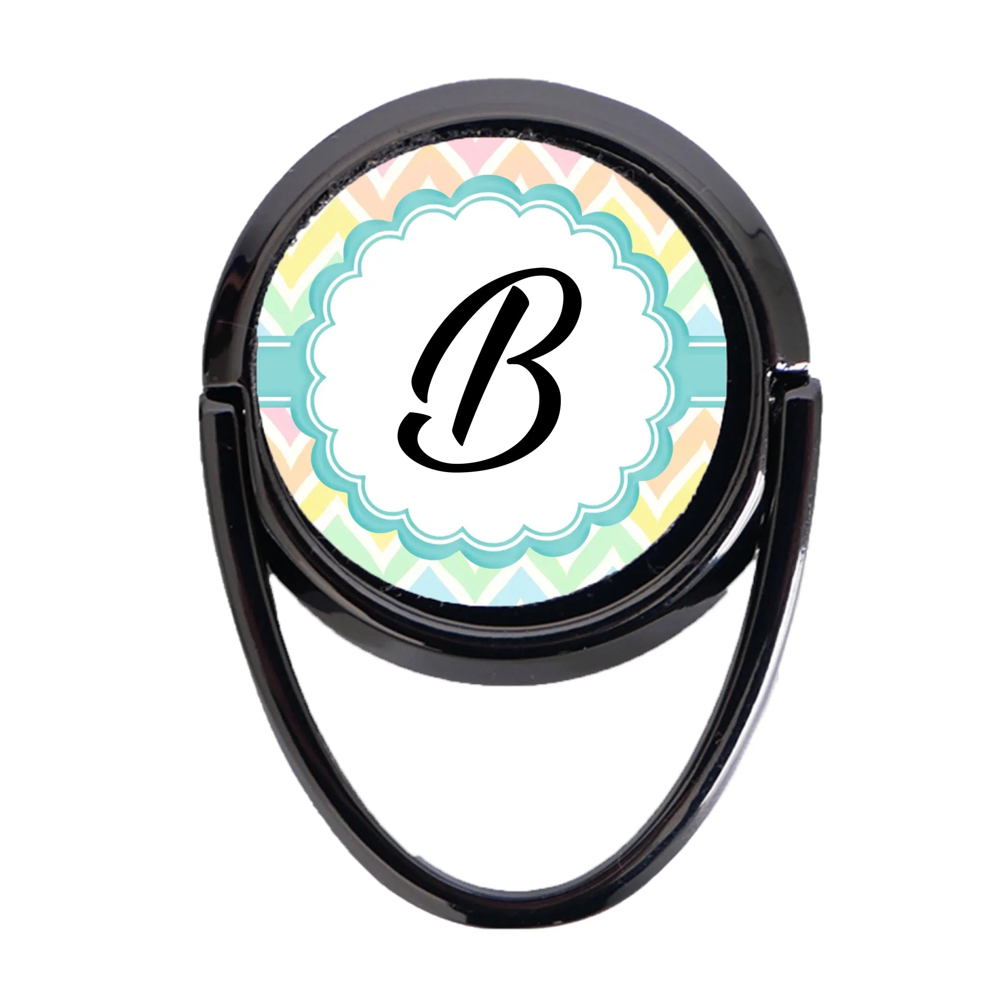 Monogramos telefontartó gyűrű