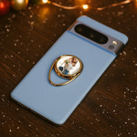 Egyedi képes telefontartó gyűrű ajándék karácsonyra anyának