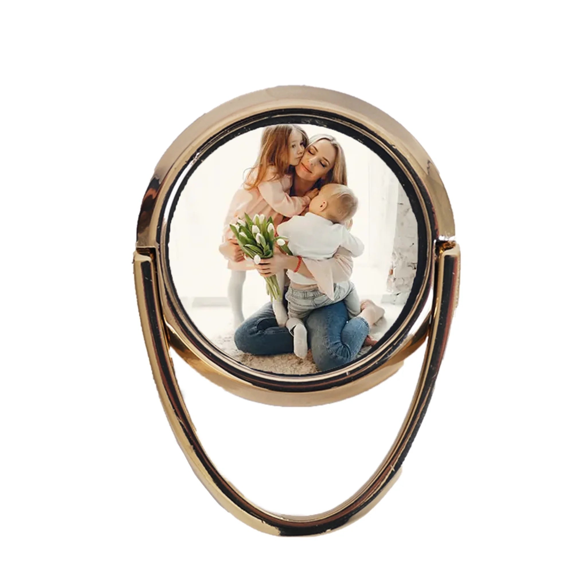 Egyedi képes telefontartó gyűrű ajándék karácsonyra anyának