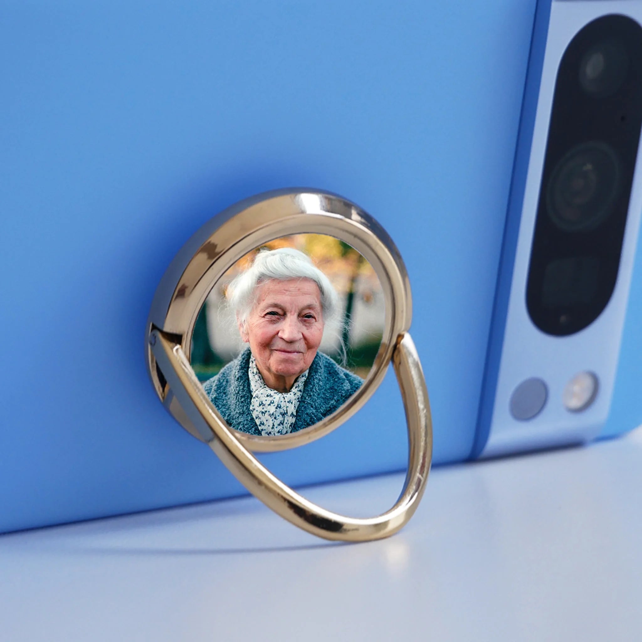 Egyedi képes telefontartó gyűrű karácsonyi ajándék mamának