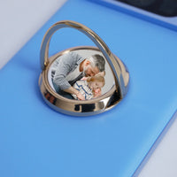 Egyedi képes telefontartó gyűrű karácsonyi ajándék papáknak