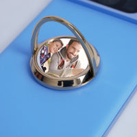 Egyedi képes telefontartó gyűrű karácsonyi ajándék apának