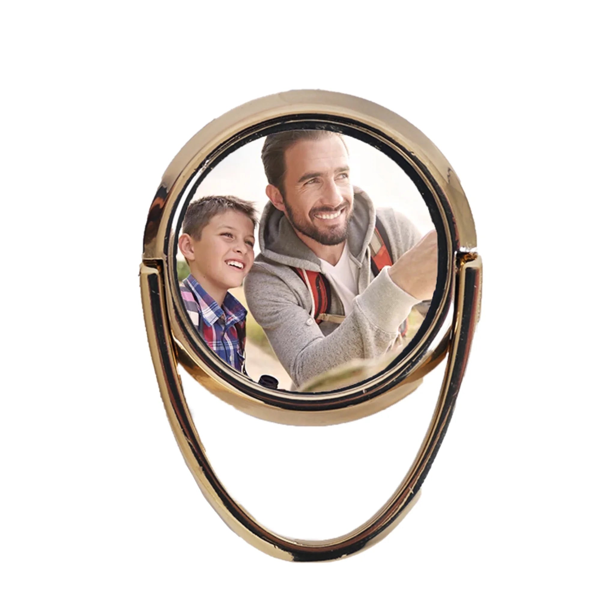 Egyedi képes telefontartó gyűrű karácsonyi ajándék apának