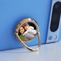 Egyedi képes telefontartó gyűrű ajándék testvérnek karácsonyra