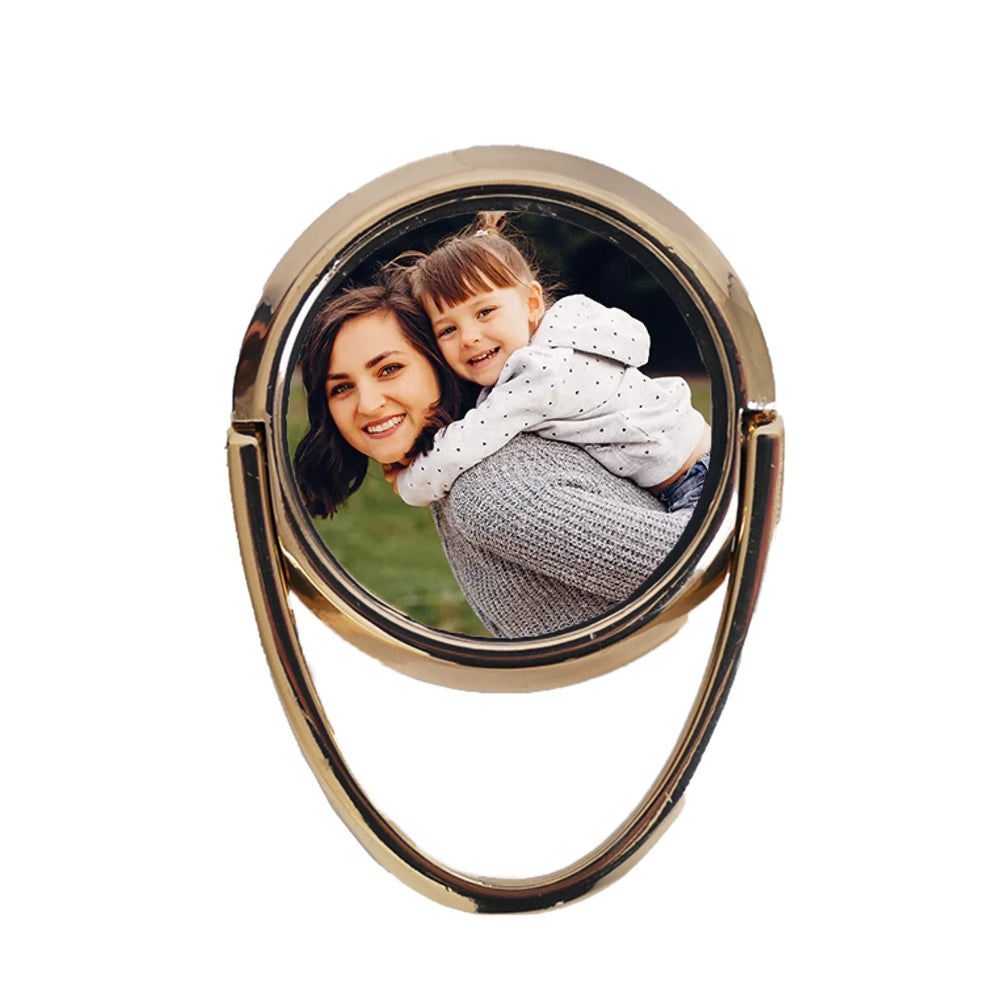 Egyedi képes telefontartó gyűrű ajándék testvérnek karácsonyra