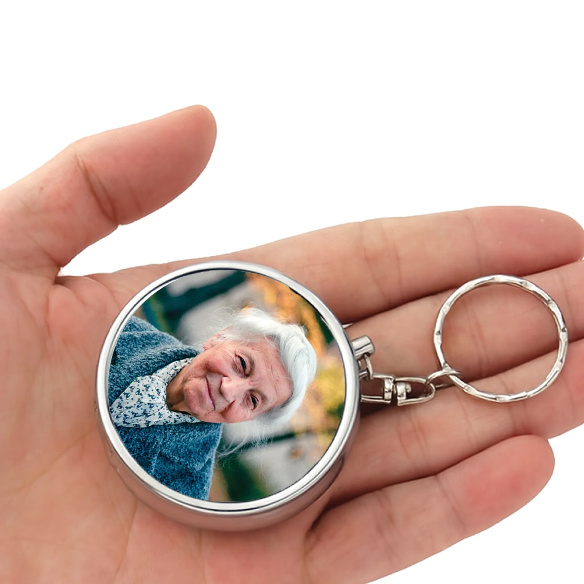 Univerzális kulcstartó egyedi képpel nagymamáknak