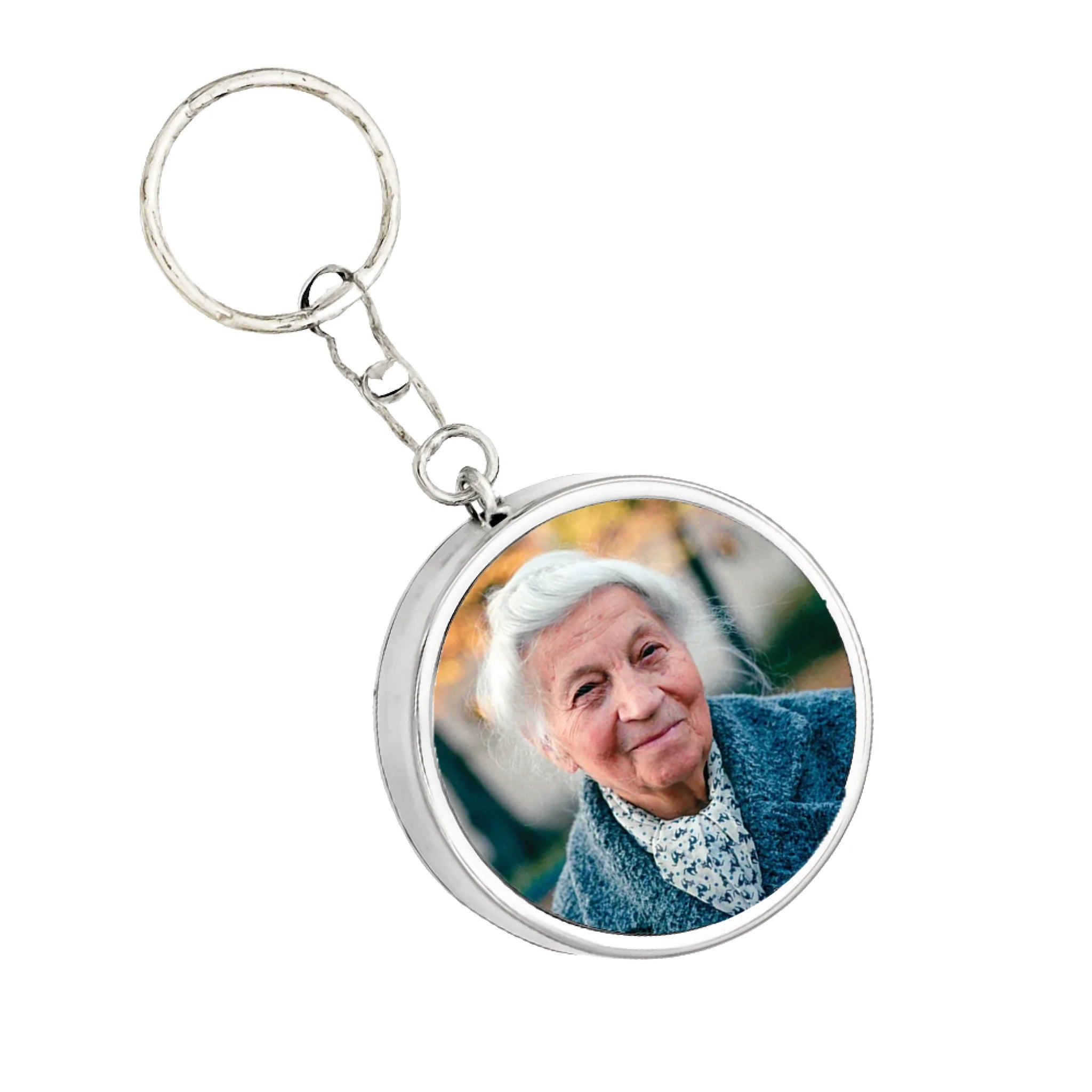 Univerzális kulcstartó egyedi képpel nagymamáknak