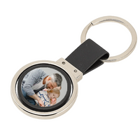 Nagypapa karácsonyi ajándék - egyedi képes kétoldalas kulcstartó