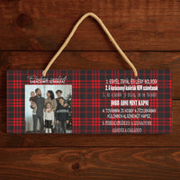 Karácsonyi egyedi képes tábla