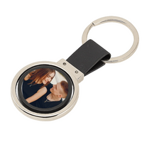 Karácsonyi ajándék pároknak- egyedi képes kétoldalas kulcstartó