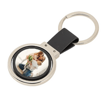 Ajándék karácsonyra anyának - egyedi képes kétoldalas kulcstartó