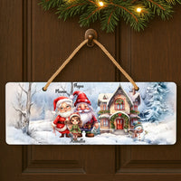 Szerkeszthető karácsonyi mintás ajándék dísztábla