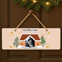 Karácsonyi ajándék dísztábla ultrahang fotóval