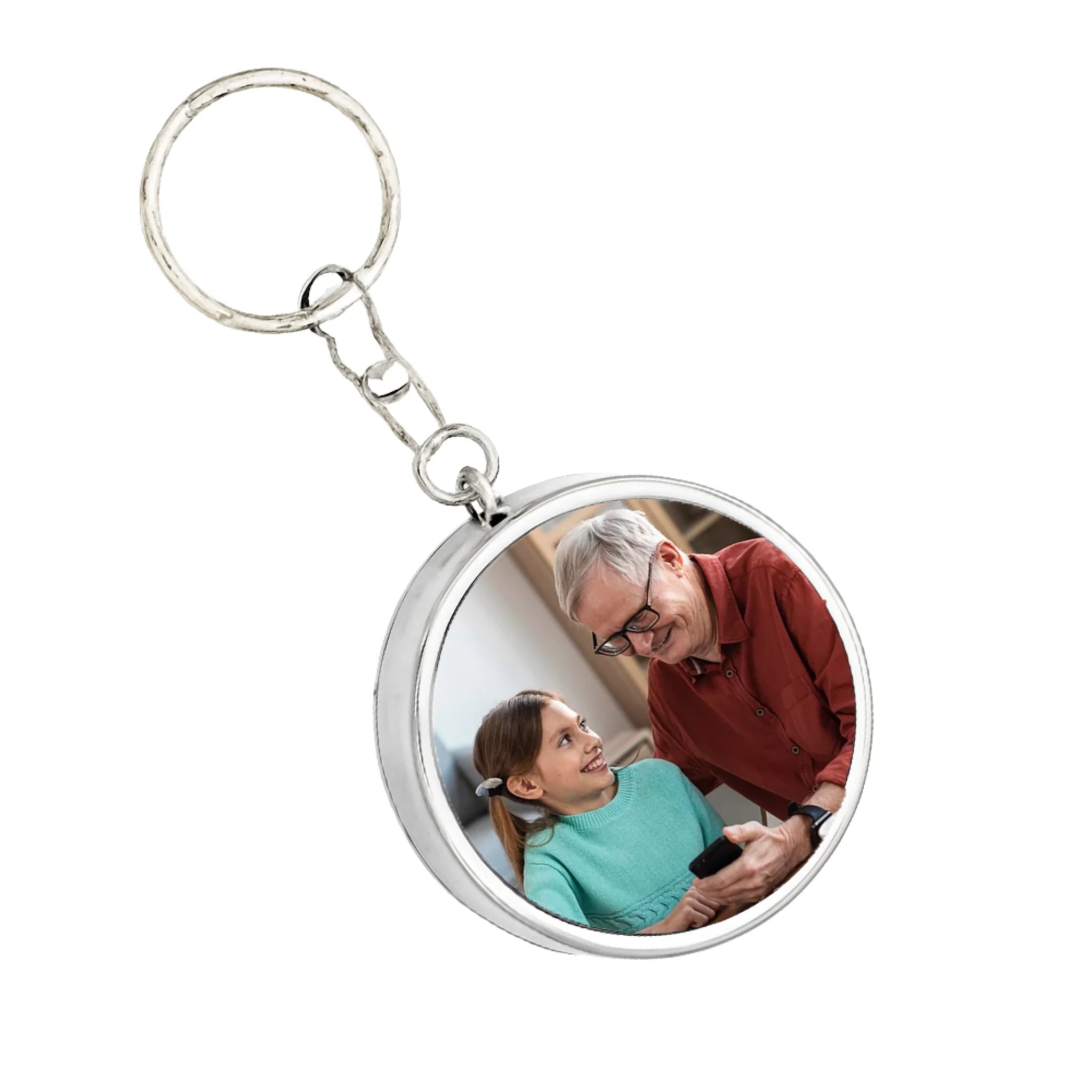 Univerzális kulcstartó egyedi képpel nagypapáknak