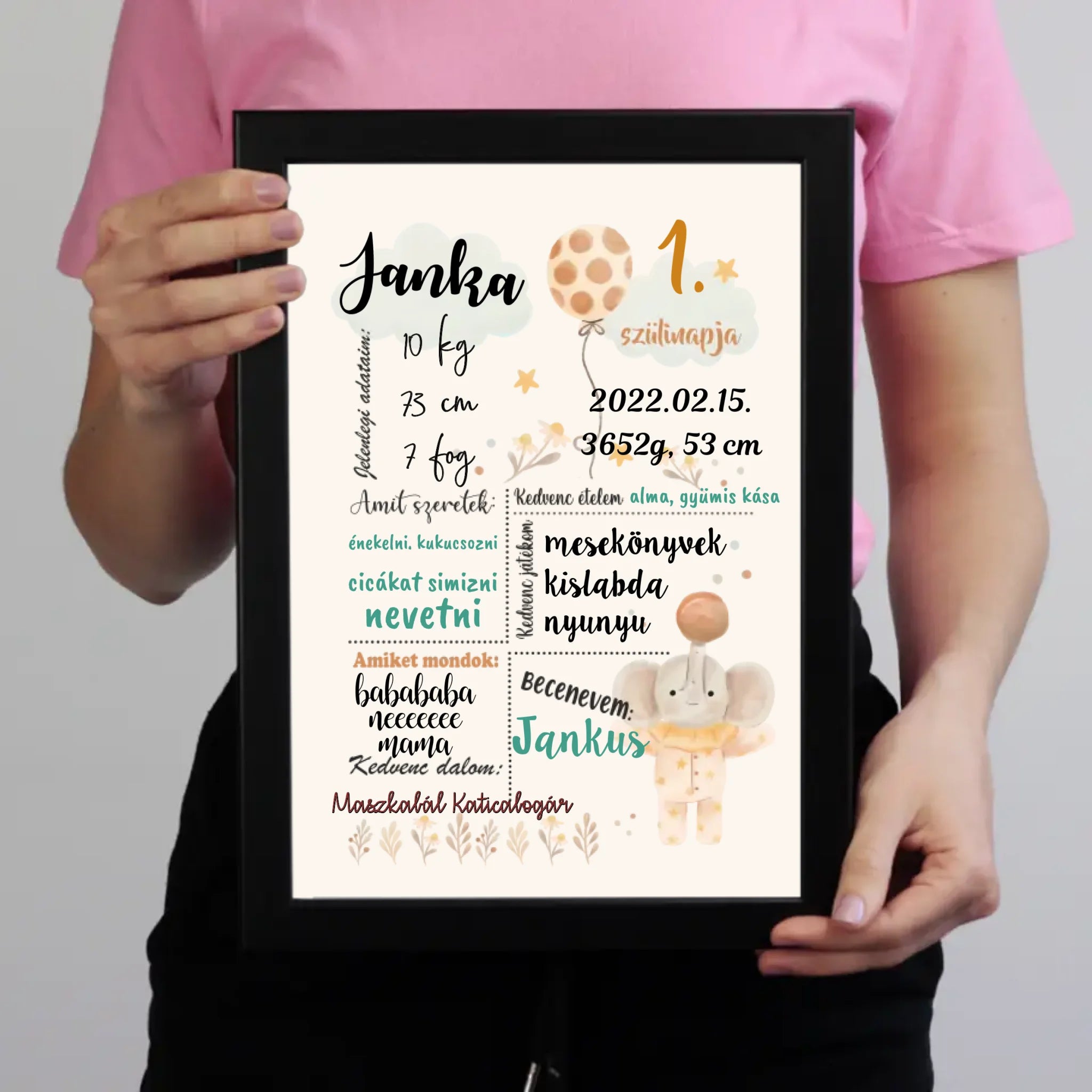 Születésnapi Babaposzter